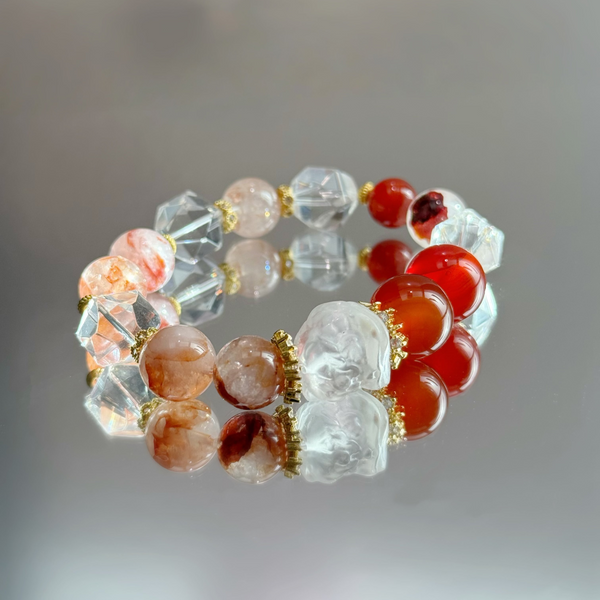 Kirin Divine Beast, Crystal Agate Bracelet