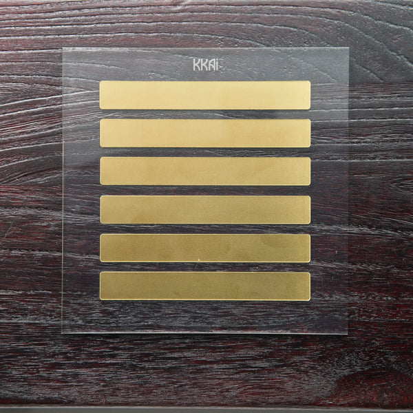 Copper strip plate (made of artificial crystal)