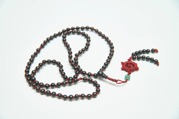 Red wood Prayer beads