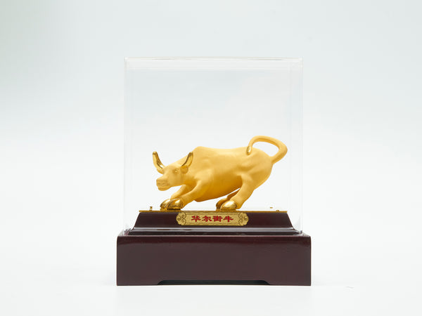 Gold-Flocked Chinese Zodiac Ornaments  - Gold Decorative Pieces for Wealth Attraction, Zodiac Symbols & Feng Shui